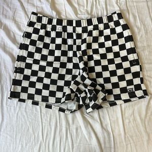 Vans checkered shorts